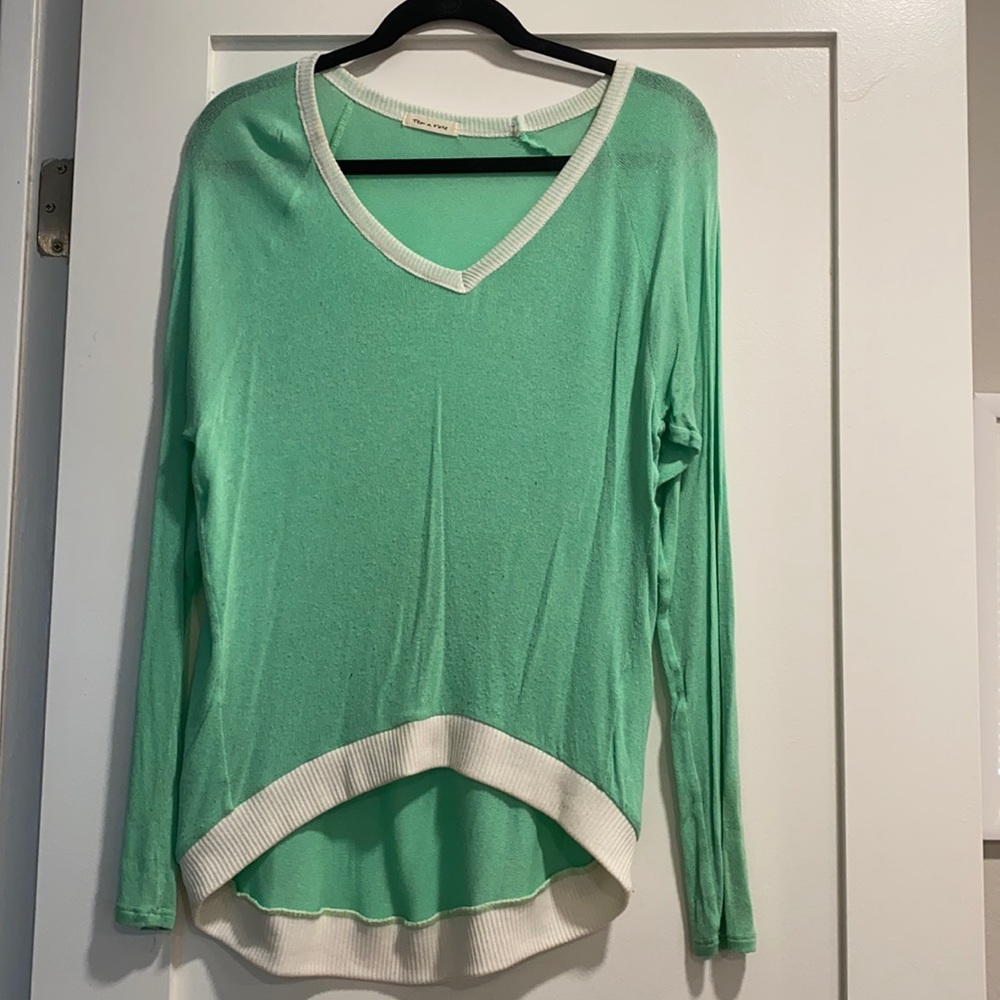Mint green sweater
